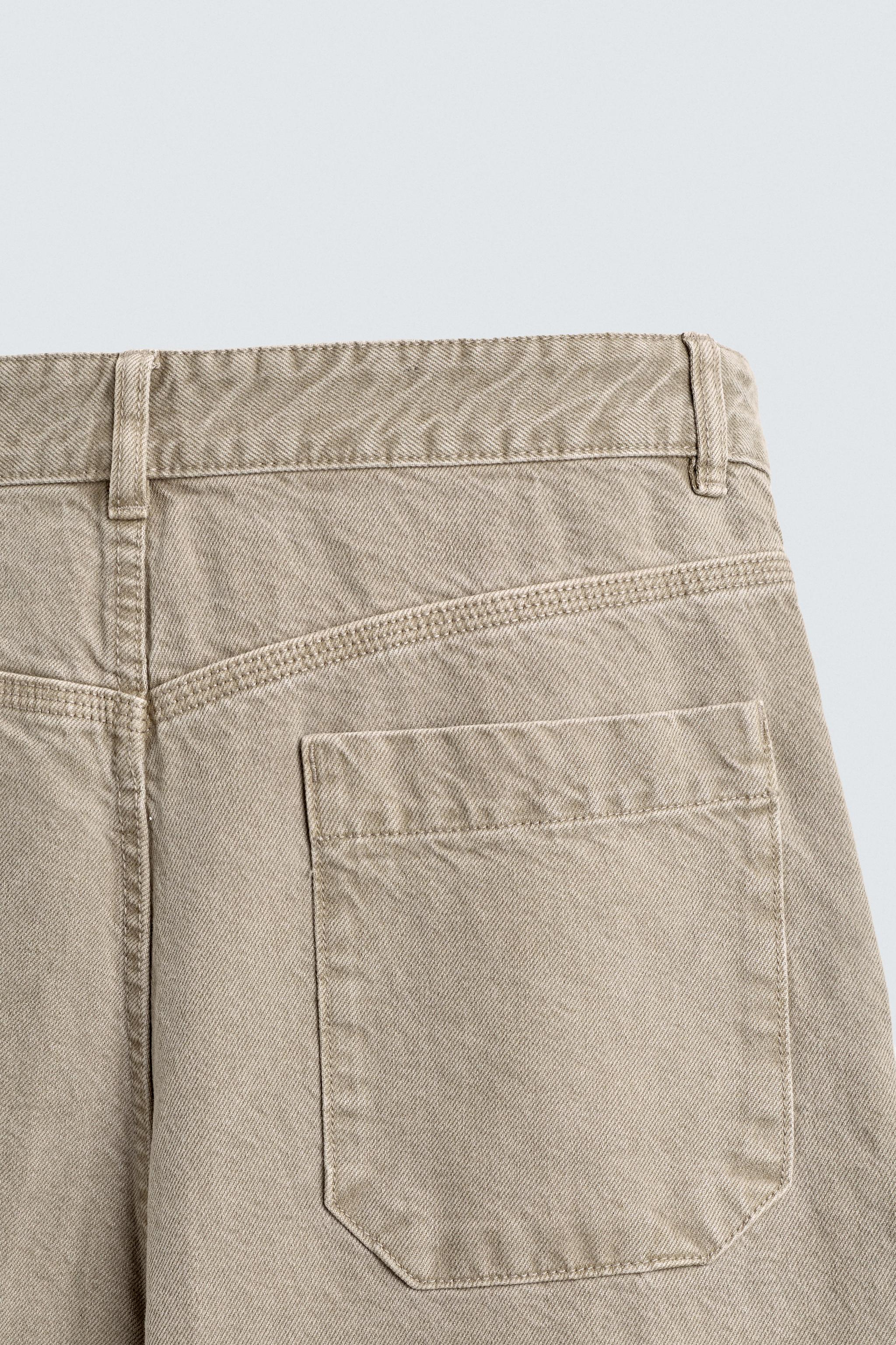 WASHED BALLOON FIT PANTS